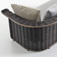 Canapé 150 - Marina 180 - Outdoor bronze metal sofa for patio decoration - Pacific Compagnie.