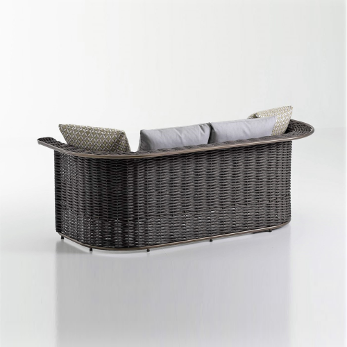 Canapé 150 - Marina 180 - Durable outdoor lounge sofa in bronze metal finish - Pacific Compagnie.