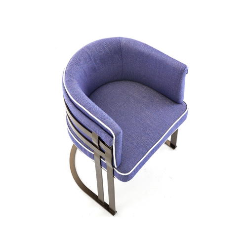Chaise 150 - Arena | Chaise de jardin en métal bronze avec design élégant - Pacific Compagnie.