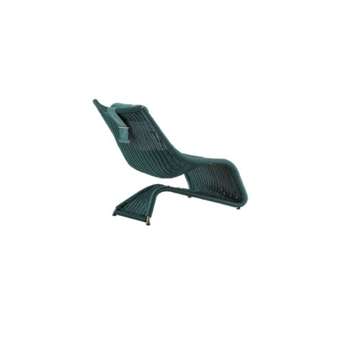Chaise longue 150 - Playa - Luxurious outdoor lounger with bronze metal frame - Pacific Compagnie.