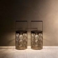 Éclairage 150 - Kimi - Éclairage extérieur en métal bronze de luxe - Pacific Compagnie.