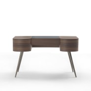Coiffeuse 163 - Micol | Coiffeuse en bois et métal, design italien - Pacific Compagnie.
