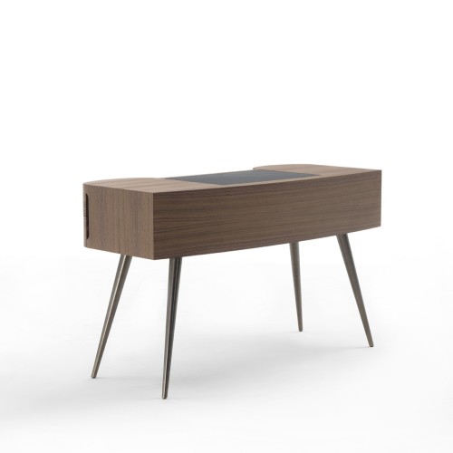 Coiffeuse 163 - Micol - Modern dressing table in wood and metal finish - Pacific Compagnie.