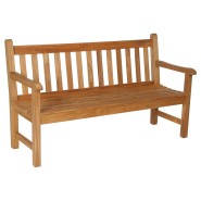 Banc 139 - Felsted - Banc en teck massif, style scandinave, finition naturelle - Pacific Compagnie.