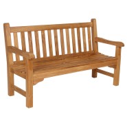Banc 139 - Glenham - Durable natural teak bench, versatile size options for any room - Pacific Compagnie.