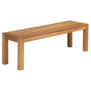 Banc 139 - Linear – banc compact en teck naturel, design linéaire – Pacific Compagnie.