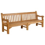 Banc 139 - Rothesay - Natural solid teak bench, compact size for entryways - Pacific Compagnie.