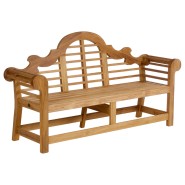 Banc 139 - Sissinghurst - Banc en teck massif, finition naturelle, style épuré - Pacific Compagnie.