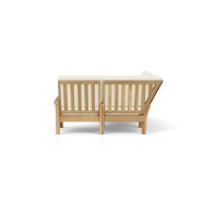 Canapé Modulaire 139 - Haven - Full seating layout showing modular configuration, solid teak frame - Pacific Compagnie.