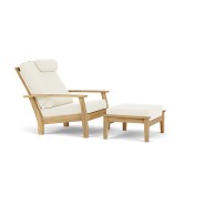 Fauteuil 139 - Haven – allure scandinave, teck naturel, confort optimal – Pacific Compagnie.