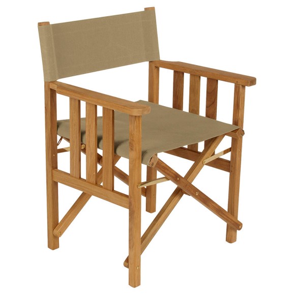 Fauteuil Pliant 139 - Safari - Lightweight outdoor chair in natural teak, easy to fold and store for garden gatherings - Pacific