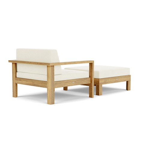 Repose - pieds 139-Linear - Repose-pieds Barlow Tyrie, structure robuste en teck - Pacific Compagnie.