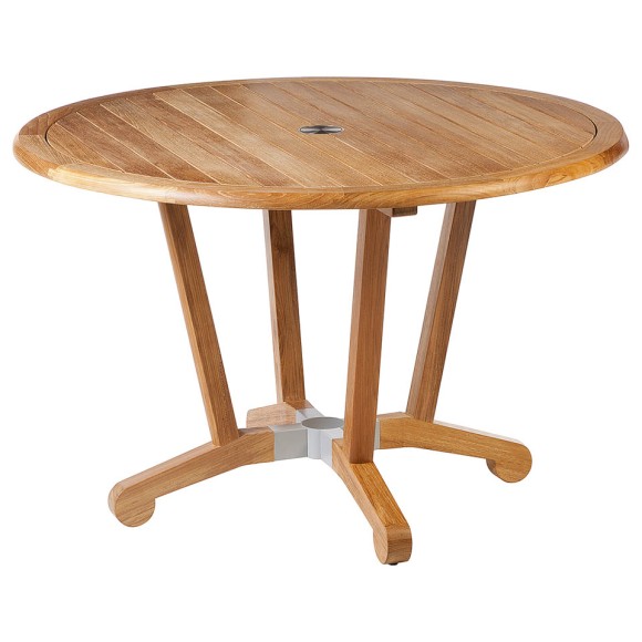 Table de repas 139 - Chesapeake - Spacious rectangular dining surface in warm teak finish, perfect for family meals – Pacific Co