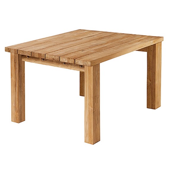 Table de repas 139 - Titan - Extra‑large 300 cm width natural teak dining table, solid wood build - Pacific Compagnie.