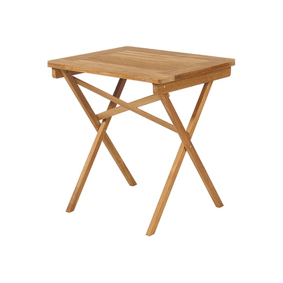 Table Pliante 139 - Safari - Table pliante en teck naturel, style safari - Pacific Compagnie.