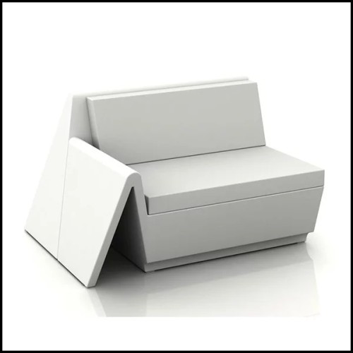 Module Gauche 111‑Rest - Module Gauche 111‑Rest en finition argentée, idéal pour installations industrielles - Pacific Compagnie