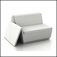 Module Gauche 111‑Rest - Module Gauche 111‑Rest en finition argentée, idéal pour installations industrielles - Pacific Compagnie
