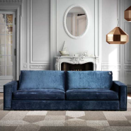 Canapé 39 - Ascot - modern wooden frame sofa, versatile sizes up to 270 cm width – Pacific Compagnie.