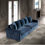 Canapé 39 - Ascot - canapé modulable 4 places, bois de hêtre, plusieurs coloris - Pacific Compagnie.
