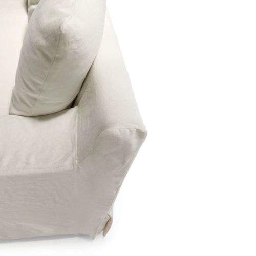 Canapé 39 - Baltic XXL – détail du revêtement couleur gris, design scandinave – Pacific Compagnie.