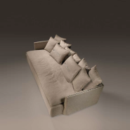 Canapé 39 - Clark XXL - Design spacieux 340 cm, finition pin, style moderne - Pacific Compagnie.