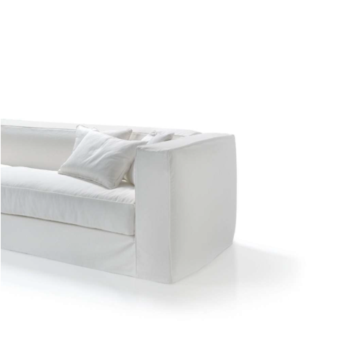 Canapé 39 - Malmö - compact sofa in beech and pine, 204 cm width - Pacific Compagnie.
