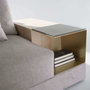 Canapé Modulaire 39 - Rosewood – version coloris personnalisable – Pacific Compagnie.
