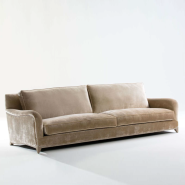 Canapé 39 - New Royalton - stylish sofa, solid beech base, sleek contemporary design - Pacific Compagnie.