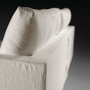 Canapé 39 - Pierce - Modern beech‑pine sofa, compact 238 cm width - Pacific Compagnie.