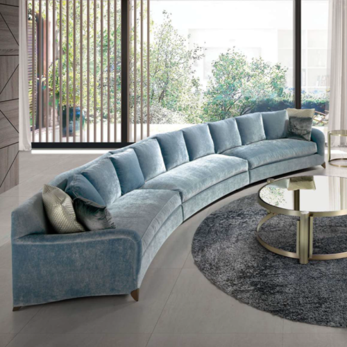 Canapé 39 - Royalton Circle - Coloris variés, style circulaire - Pacific Compagnie.