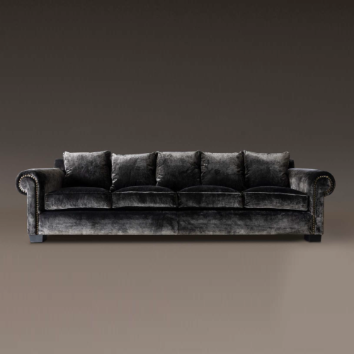 Canapé 39‑Simpson Country - Compact beech‑pine sofa, multiple hues - Pacific Compagnie.
