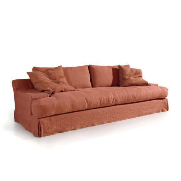 Canapé 39 - Uppsala - Room‑filling sofa, natural wood finish - Pacific Compagnie.