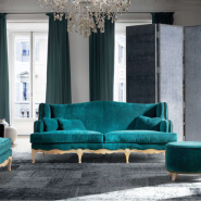 Canapé 39 - Vendome - Compact sofa with beech‑pine frame, high‑density foam - Pacific Compagnie.
