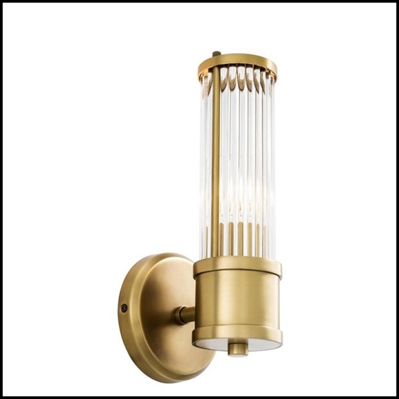 Applique 24 - Claridges Single | Wall Lamp 24- Claridges Single - Classic single-arm wall lamp style - Pacific Compagnie.