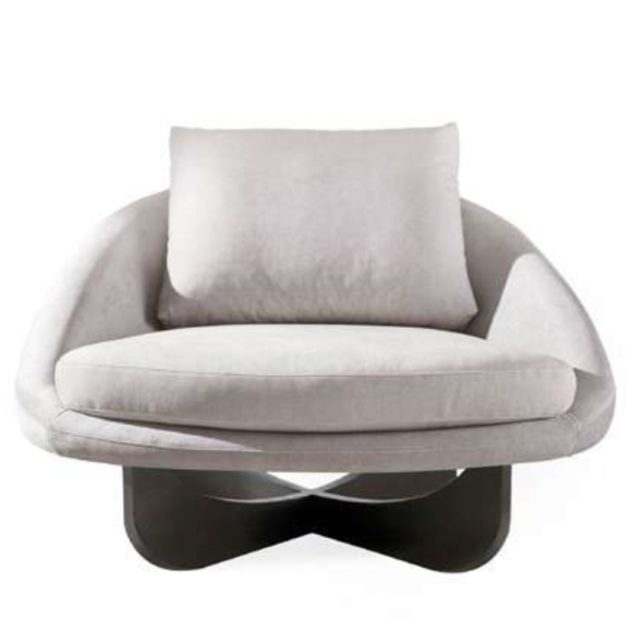 Fauteuil 39 - Frisbie - Modern wooden armchair, multiple colors - Pacific Compagnie.