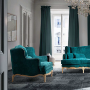 Fauteuil 39 - Vendome - Fauteuil en bois de hêtre, couleur personnalisable - Pacific Compagnie.