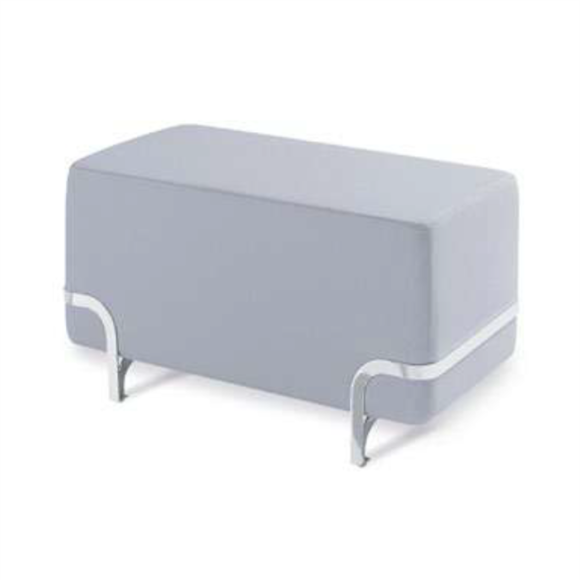 Pouf 39 - Oboe - Small beech‑pine stool, vibrant color options - Pacific Compagnie.