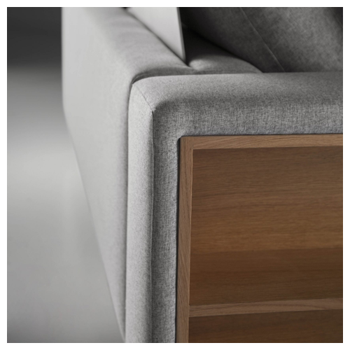 Canapé 39 - Arnold - Modern beech‑pine sofa, metal frame, customizable colors - Pacific Compagnie.