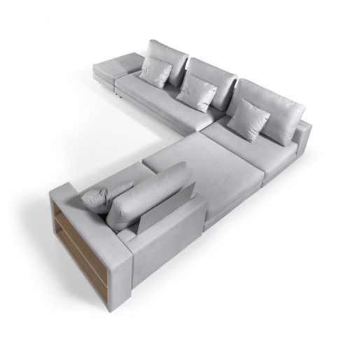 Canapé Modulaire 39 - Arnold - modern sofa system, sturdy beech‑pine construction - Pacific Compagnie.