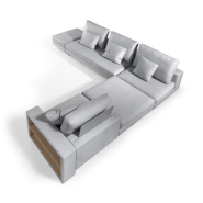 Canapé Modulaire 39 - Arnold - modern sofa system, sturdy beech‑pine construction - Pacific Compagnie.