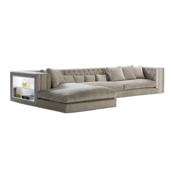 Canapé Modulaire 39 - Grand National – finition bois hêtre/ pin – Pacific Compagnie.
