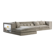 Canapé Modulaire 39 - Grand National – finition bois hêtre/ pin – Pacific Compagnie.