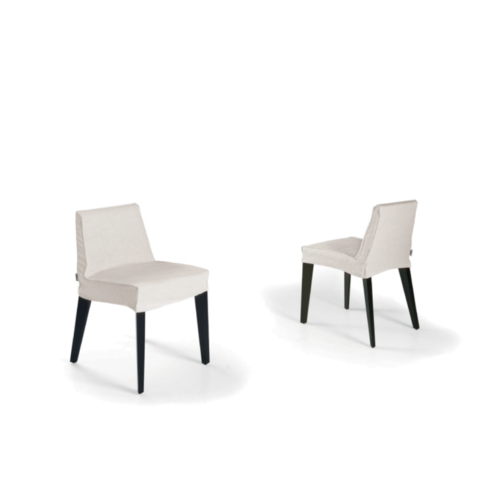 Chaise 39‑Angie - Elegant beech and pine chair with plush foam - Pacific Compagnie.