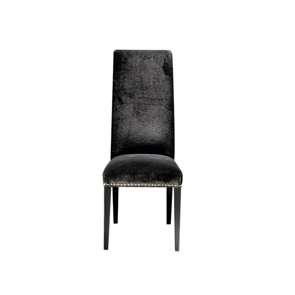 Chaise 39‑Buckingham - Modern beech‑pine chair, plush foam seat, multi‑color options - Pacific Compagnie.