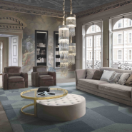 Table basse 39 - Cold Walton - Minimalist round coffee table, mixed wood and steel design - Pacific Compagnie.