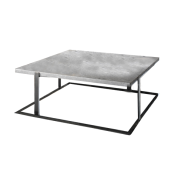 Table basse 39 - Dolomita - Compact steel coffee table, versatile colors, 37 cm height - Pacific Compagnie.