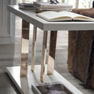 Table d'appoint 39 - Millenium - Stylish wooden accent table, versatile finish - Pacific Compagnie.