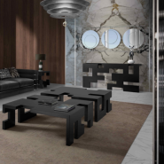Miroir 39 - Babylon Berlin – design épuré, couleur multiple – Pacific Compagnie.