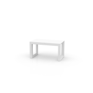 Banc 111 - Frame - Modern recyclable polyethylene bench, 43x80cm - Pacific Compagnie.
