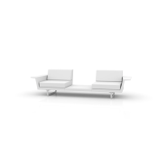 Canapé Modulaire 111 - Delta - Sleek modular seating, sustainable polyethylene, multi‑color options - Pacific Compagnie.